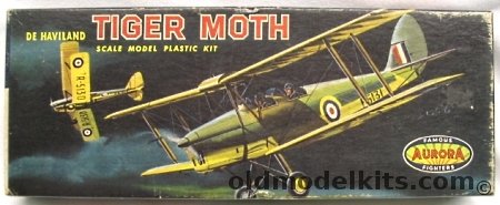 Aurora 1/48 Tiger Moth, 110-69 plastic model kit